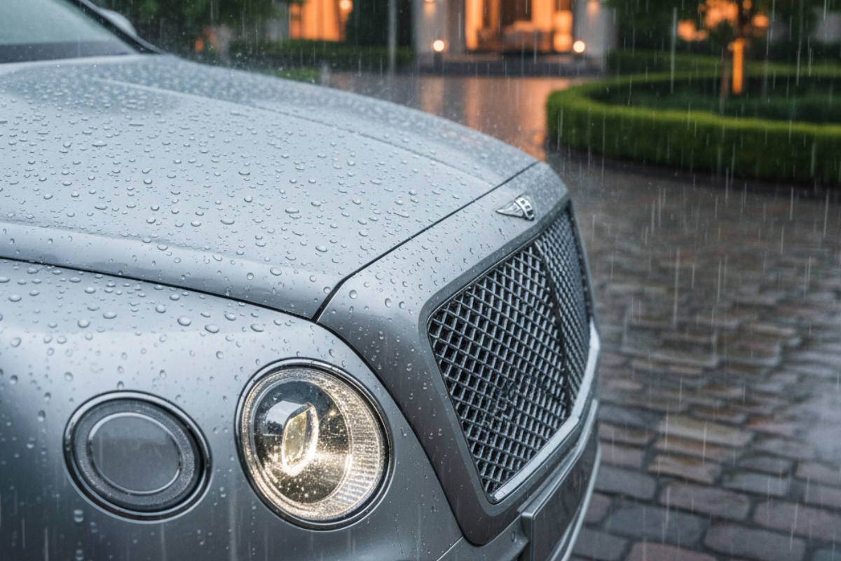 Tratamiento antilluvia para el coche