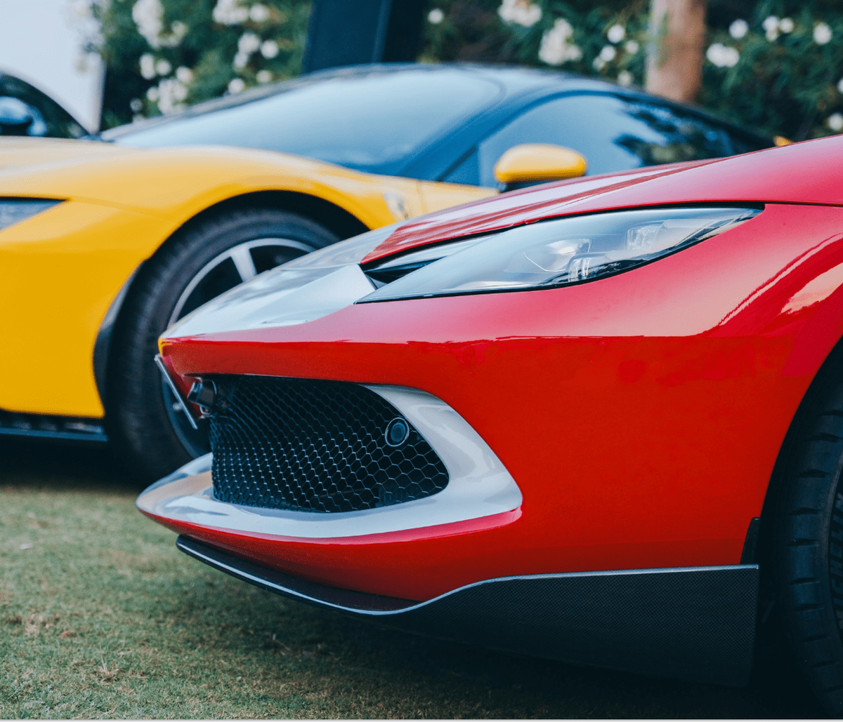 Dos Ferrari en Autobello Marbella 