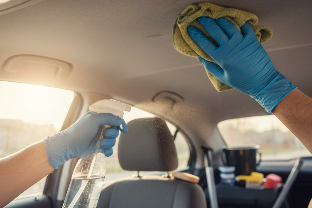 Guía definitiva para limpiar el interior del techo del coche
