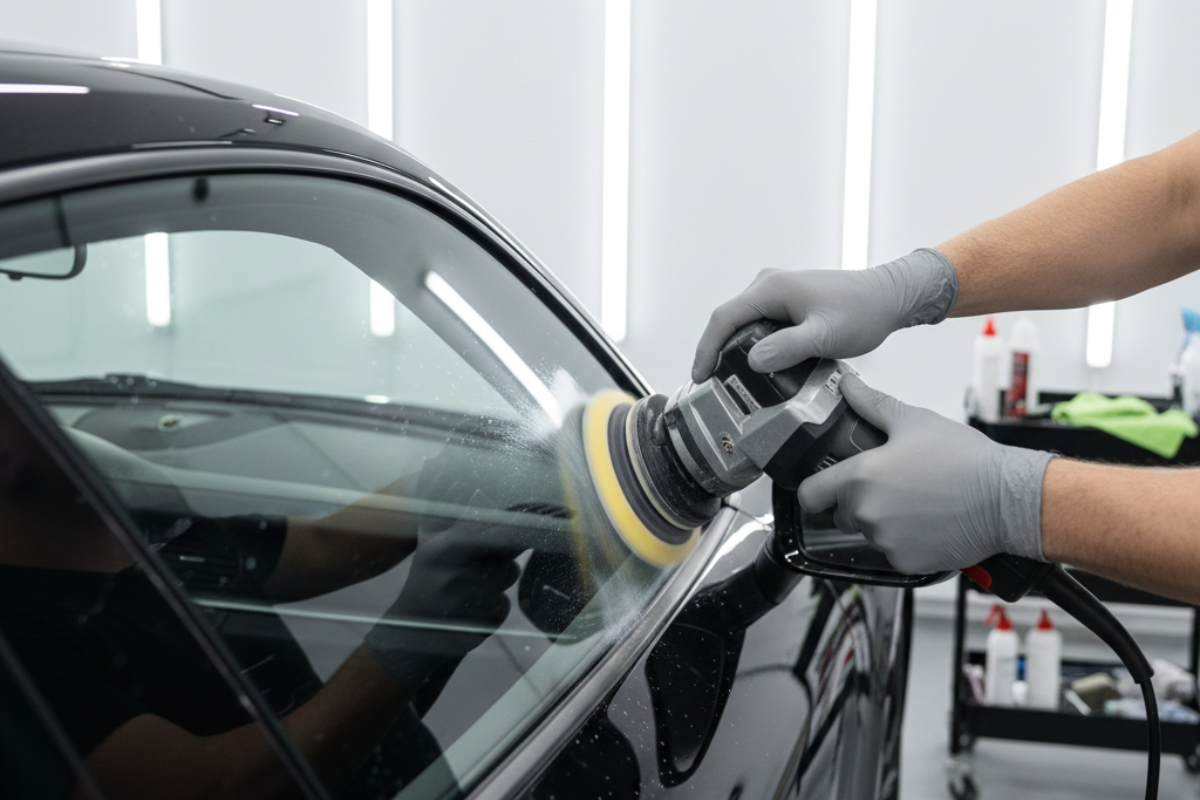 Cómo pulir los cristales del coche