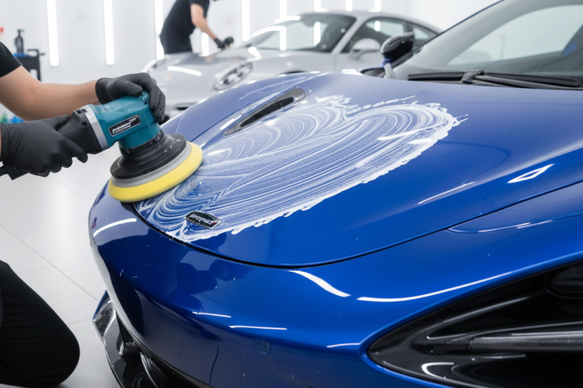 Repararar la pintura del coche dañada por el sol