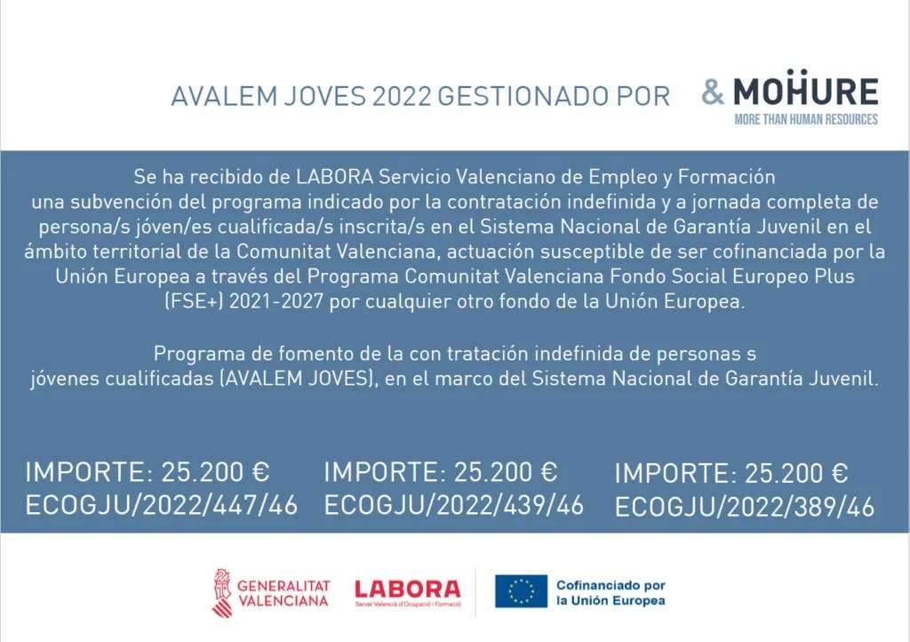 Ayudas fomento empleo juvenil