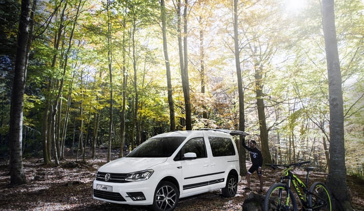 interior de la Volkswagen Caddy Outdoor