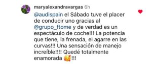 Opiniones clientes Audi Route Experience