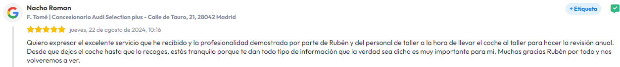 Experiencia Post-Venta ftome