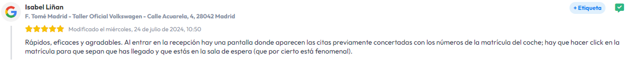 Experiencia de compra venta ftome
