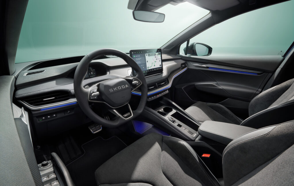 skoda elroq interior 
