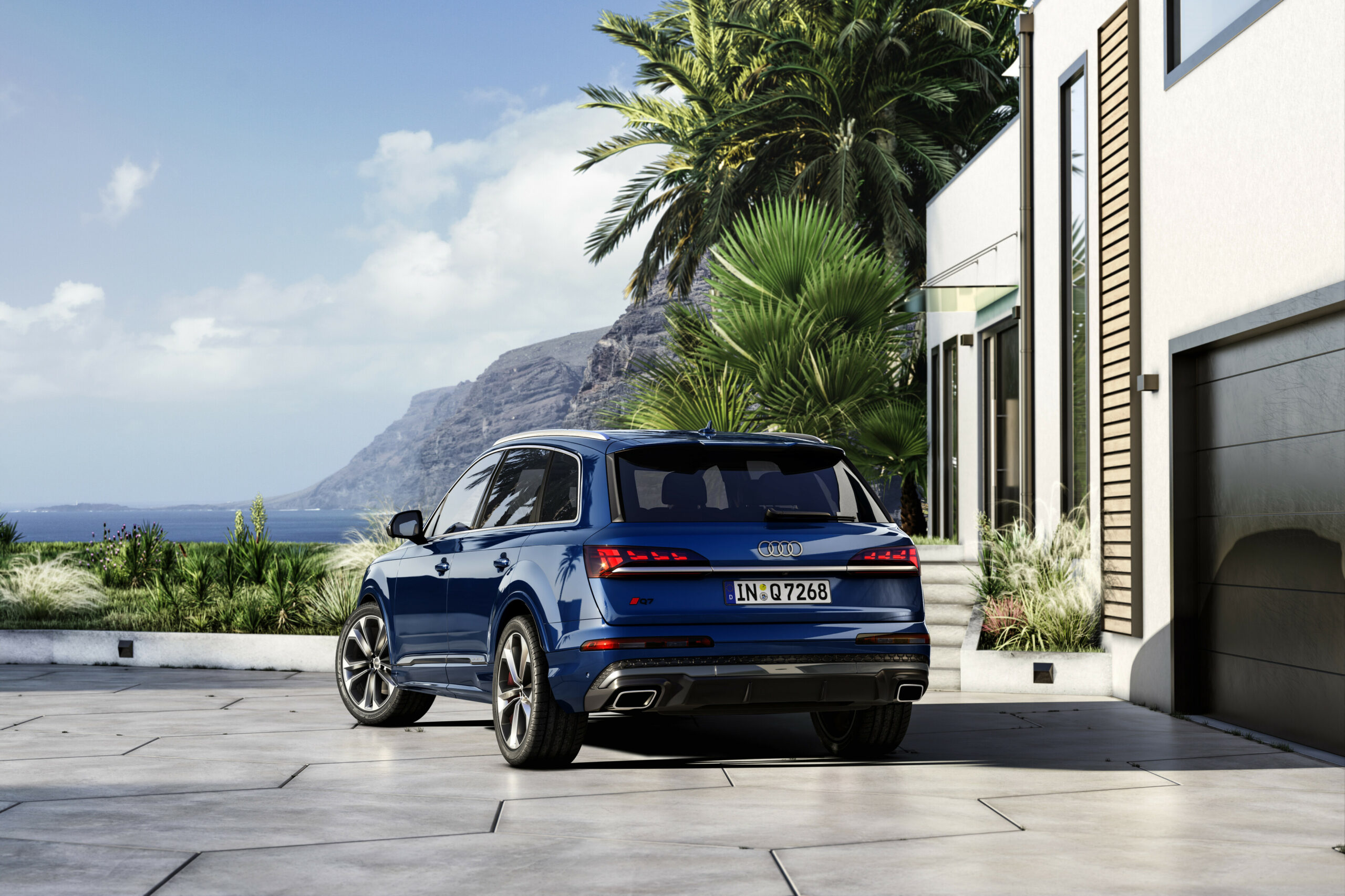 Audi Q7 parte trasera