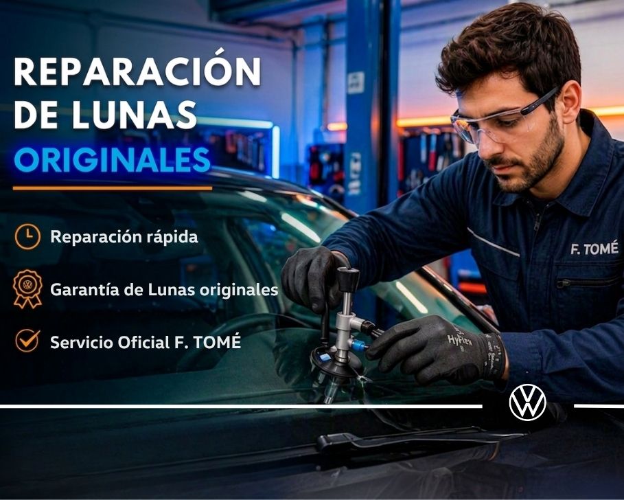 F.Tomé, especialistas en reparaciones de Luna Volkswagen