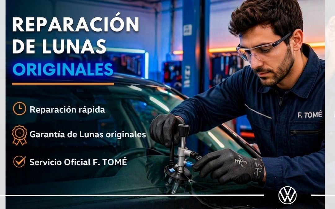 F.Tomé, especialistas en reparaciones de Luna Volkswagen vehículos comerciales