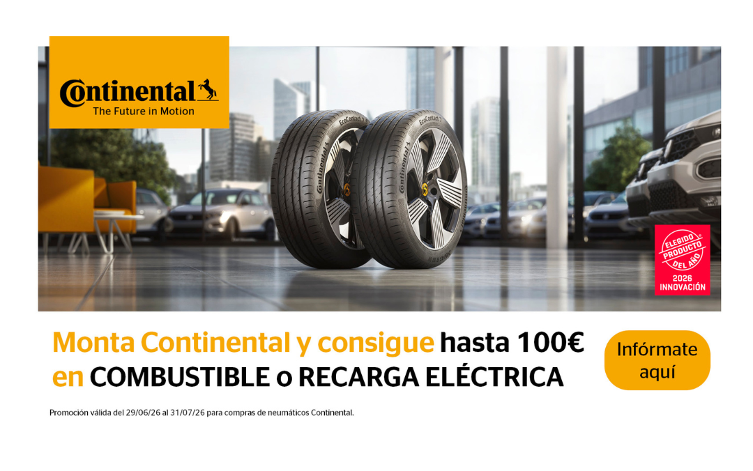 Promoción Continental: cambia tus neumáticos y llévate un cheque carburante