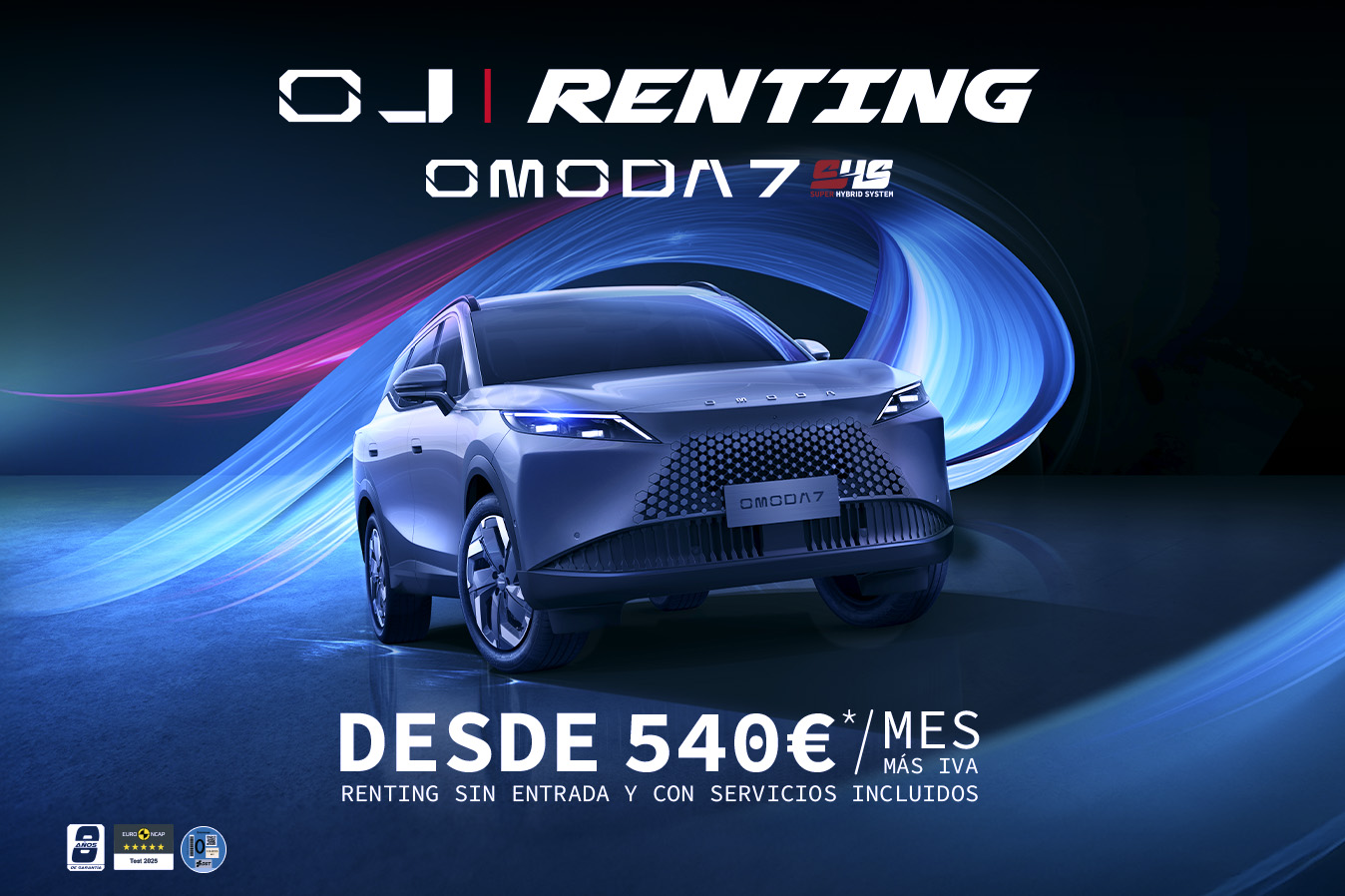 Omoda 7 desde 540€ al mes