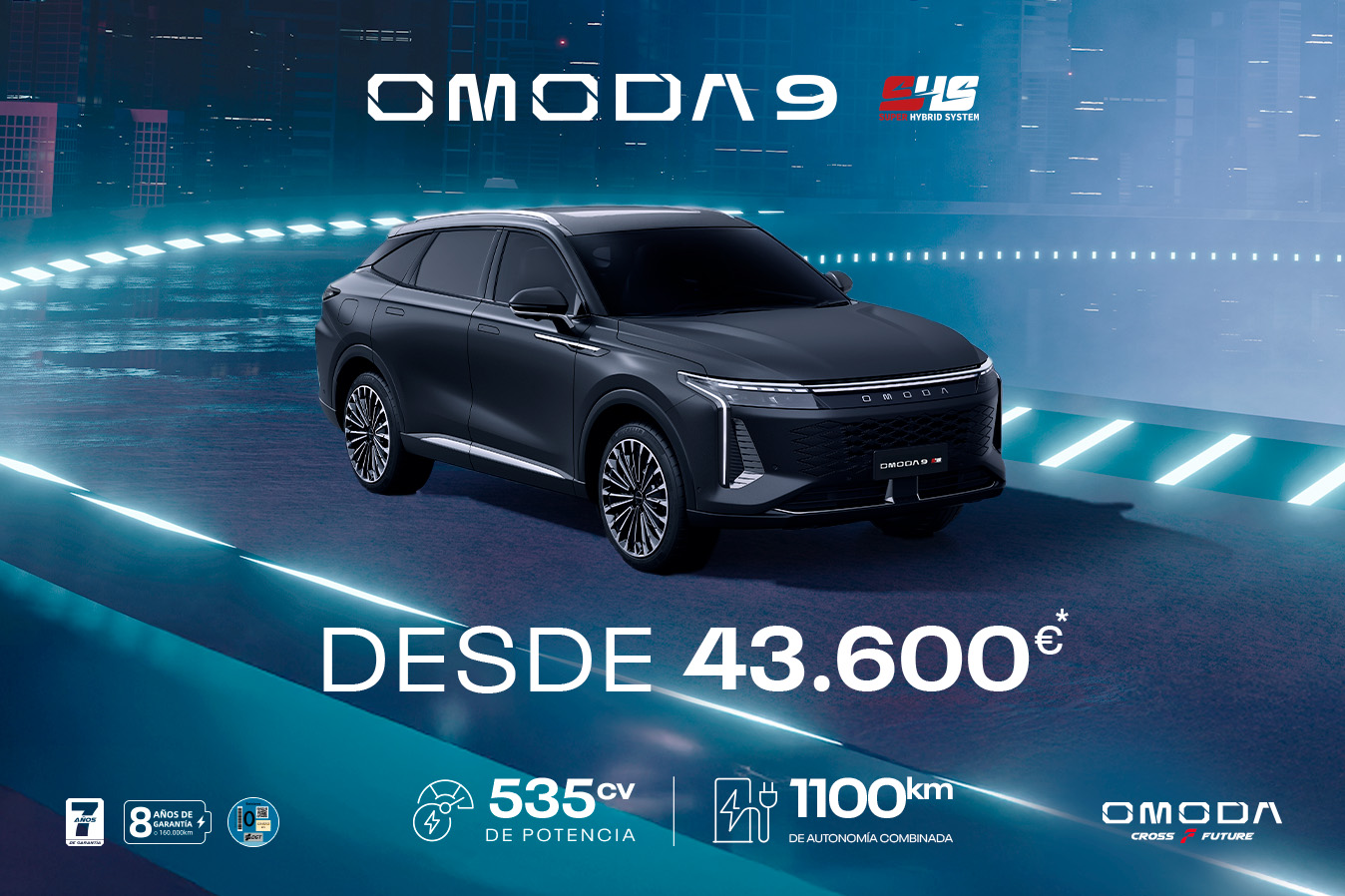 OMODA 9 SHS DESDE 43.600€