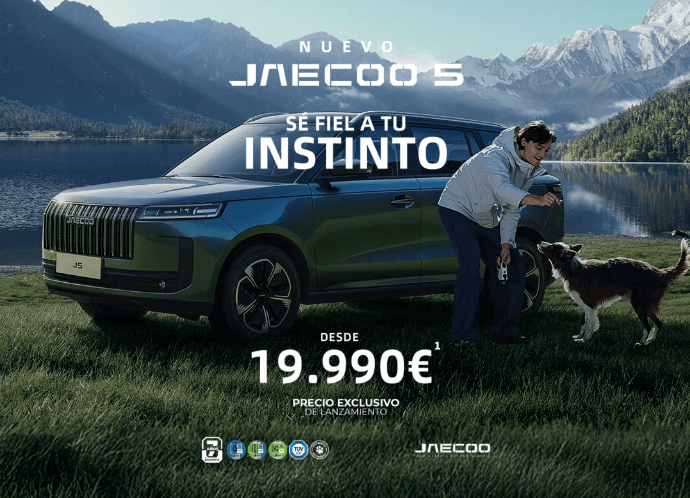 JAECOO 5: SÉ FIEL A TU INSTINTO DESDE 19.990€