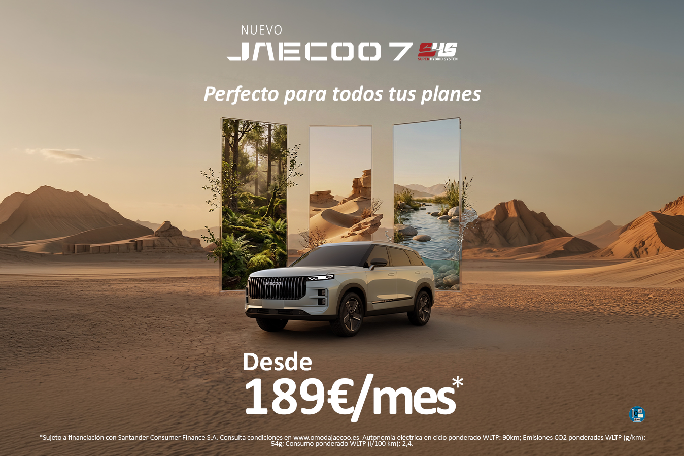JAECOO 7 SHS DESDE 189€ al mes