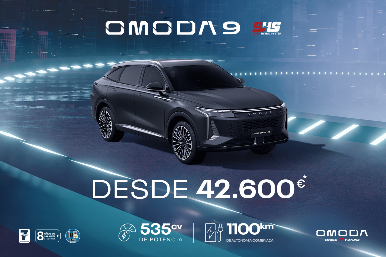 OMODA 9 SHS DESDE 42.600€