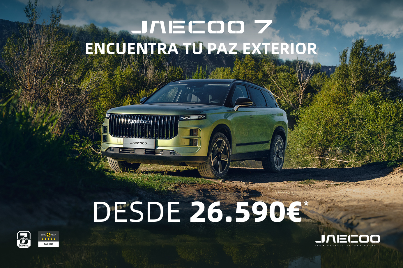JAECOO 7 DESDE 25.990€¹ 