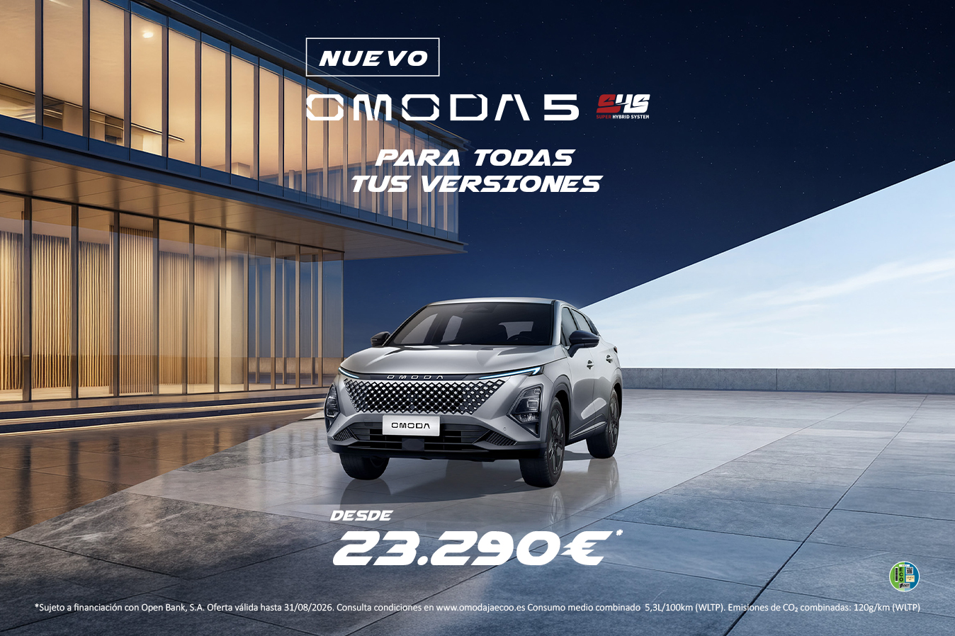 OMODA 5 SHS DESDE 23.290€