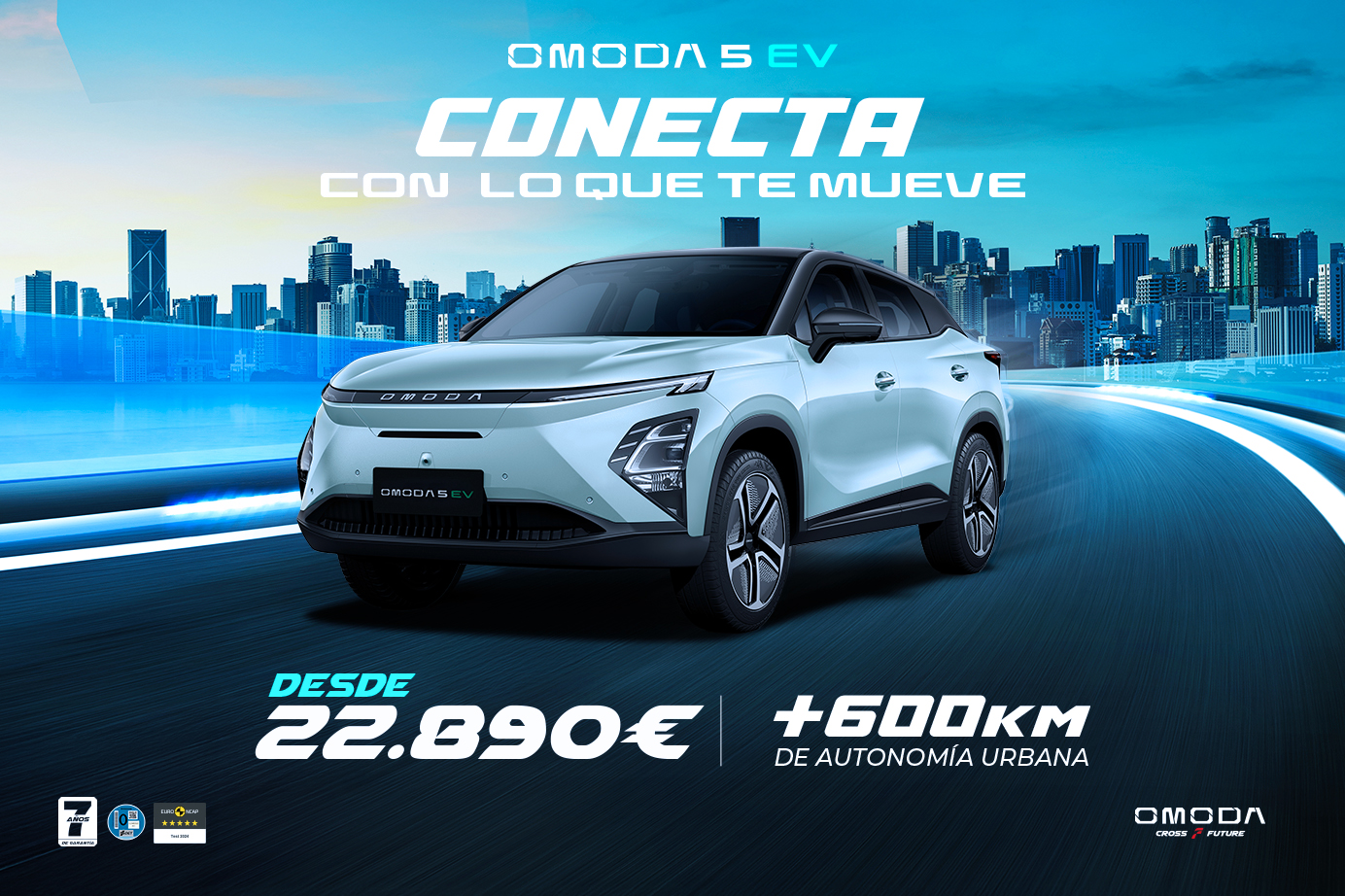 OMODA 5 EV DESDE 22.890€€