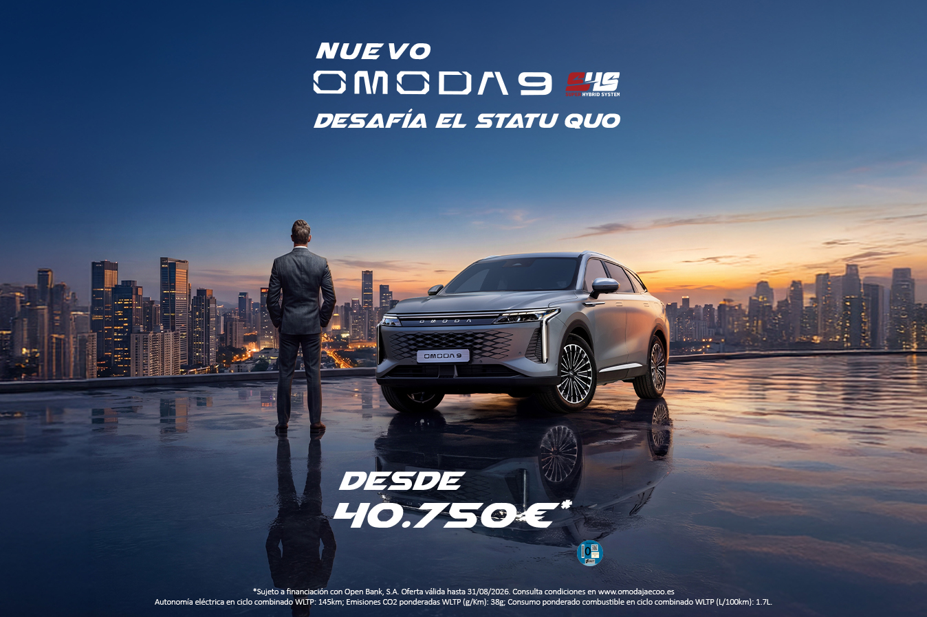 OMODA 9 SHS DESDE 40.750€